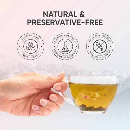 Namhya Kashmiri Kahwa with Pure Saffron, Cardamom, Cinnamon and Rose Petals | 100% NATURAL SPICES | Masala Chai Tea | Brew Hot or Iced Tea | 3.53 oz (100 Gms)