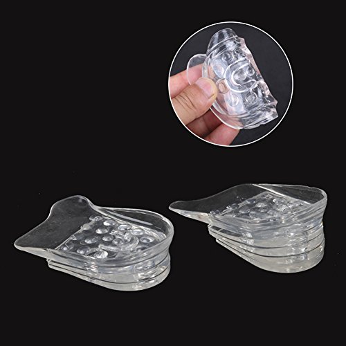 Plantillas elevadoras invisibles ajustables 1.7 pulg miniatura 3