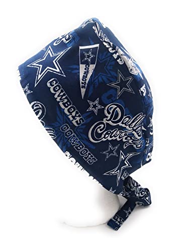Gorro Scrub Sports Teams Ball De Algodón Azul miniatura 2
