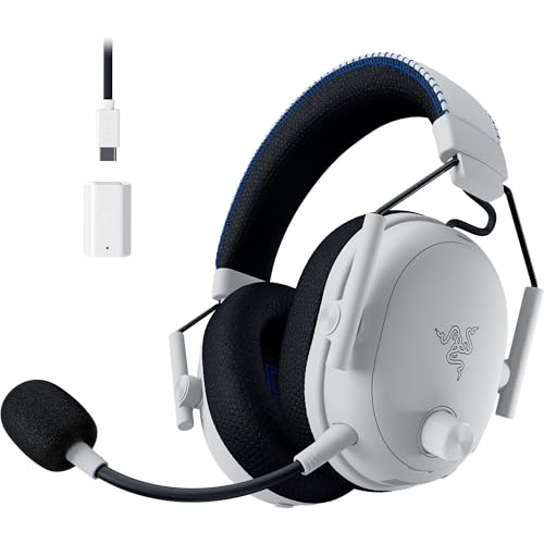 Image of Razer BlackShark V3 Pro Wireless ANC Gaming Headset for PS5, Full Band Microphone, 50mm Driver, 2.4GHz, Bluetooth, 3.5mm, Works with PC, Mac, Nintendo Switch, Smartphone