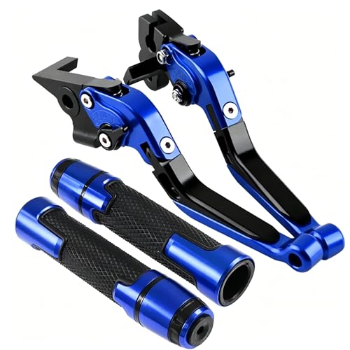 Levier frein embrayage NSS Forza 350 300 et poignées guidon moto bleu