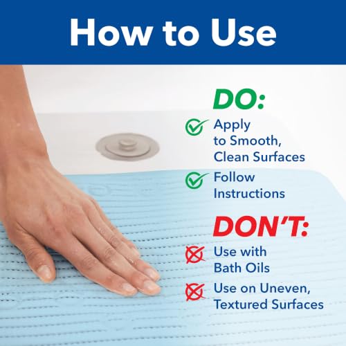 Clorox Cushioned Shower Mat, 17 Inches x 36 Inches, White, 2 Pack | Non Slip Bathtub Mat with Suction Cups for use in Non Textured Bathtubs and Shower Stalls - image 8