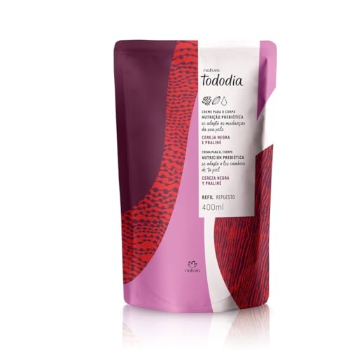 Refil Creme Hidratante Tododia Cereja Negra e Praliné 400ml