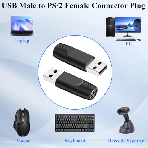 Adaptador USB A Macho a PS/2 Hembra, Pack 2 miniatura 5