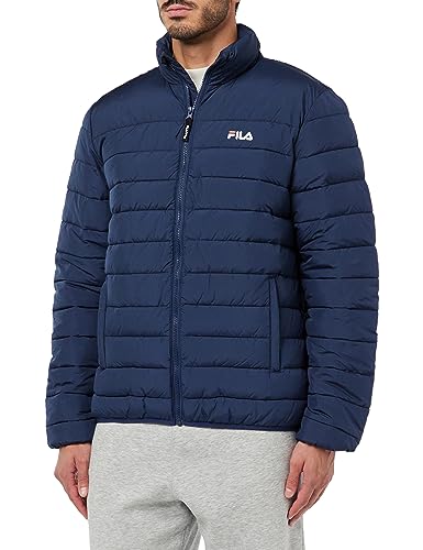FILA Chaqueta acolchada ligera Butzbach para hombre, Black Iris., M