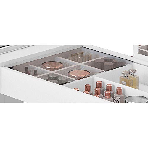 Escrivaninha com Penteadeira De Canto Star Branca