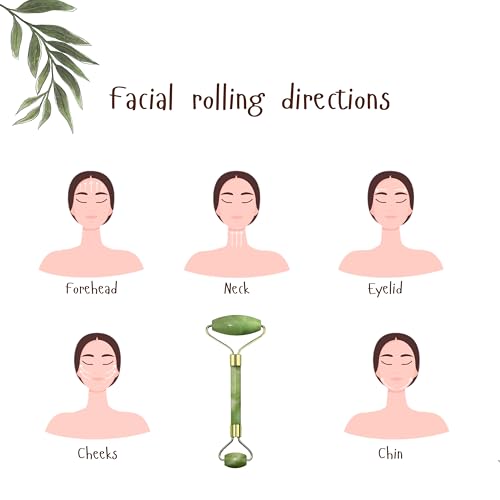 Best Quality Gua Sha & Jade Roller Set, Facial Tools, for Face and Body Massage,Great for Skin Care,Anti Ageing Device,Wrinckle Remover,Jawline Shaper,Perfect Self Care Gift for Women and Man - Image 4