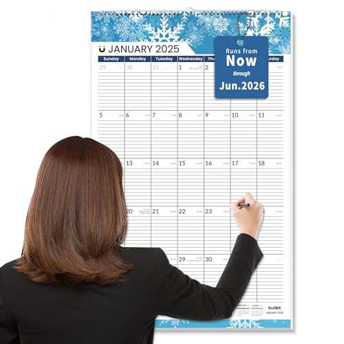 SUNEE 2025 Wall Calendar Extra Large 17
