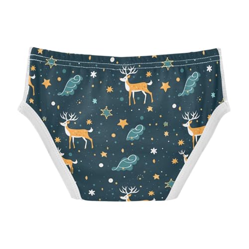 visesunny Boys Cotton Underwear Vector Deer Design Printed Toddler Soft Training Briefs Size 2T-8Y for Kids2