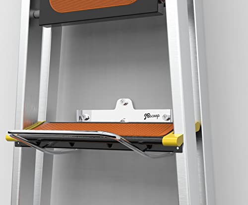 Image of JBscoop 2 Ladder Hooks Wall Mount for Ladder Storage Strollers and Folding Chair, Heavy Duty Lader Holder Rust Proof SS304 (2)