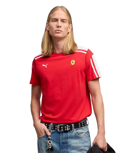 T-Shirt Homme PUMA Ferrari Mt7 Vêtement Sport Casual Chic Mode Urbaine