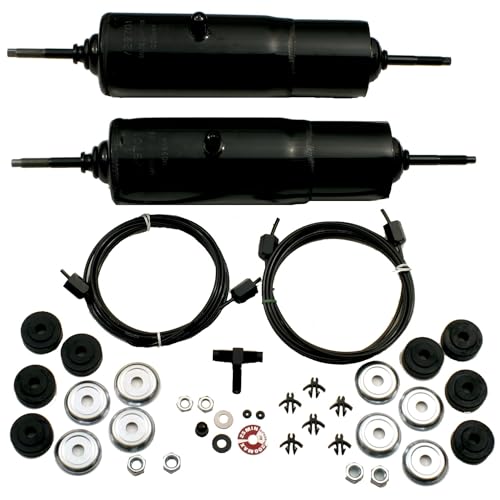 Gabriel 49105 HiJackers Rear Adjustable Air Shock Absorbers Fits American Motors; Edsel Pacer Ranger; Ford Mustang Skyliner Torino; Jaguar XKE; Mazda; GLC Mercury; Saab 99; Volvo 122 (1 Pair)