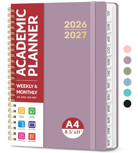Taja Planner 2026-2027, Jul 2026-Jun 2027 Monthly & Weekly Calendar Book