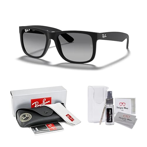 Ray-Ban RB4165 JUSTIN Sunglasses For Men For Women+BUNDLE with