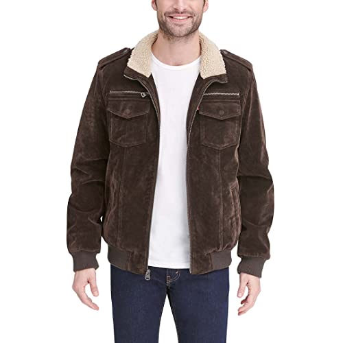 Image of Levi's Men's Vintage Deer Faux Leather Aviator Bomber (Standard and Big & Tall)