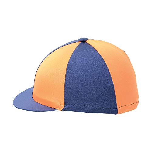 HY Two Tone Lycra Hat Cover One Size Navy Orange