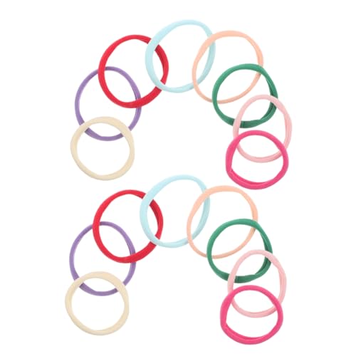 KICHOUSE DIY Craft Loop Toys 16pcs Elastic Weaving Bands Macrame Loom for Toddlers Handmade Weave Toys