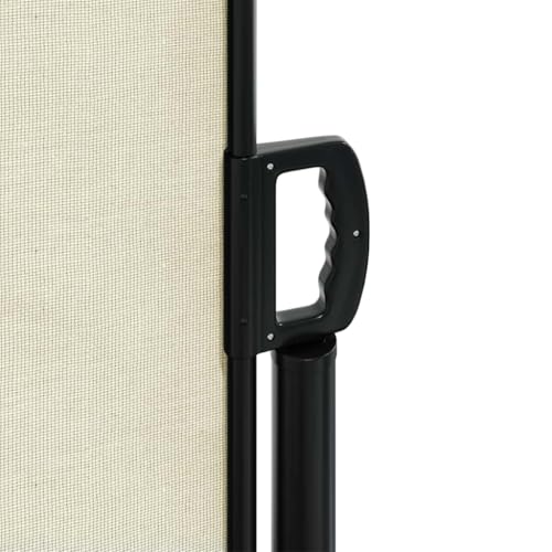 Store latéral extensible crème 200 x 500 cm imperméable pour terrasse - 8