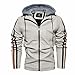 Veste en Cuir Homme Hiver PU Chaud Veste Biker Coupe-Vent Blouson en Cuir Casual Veste en Simili Cuir avec Capuche Abricot XL