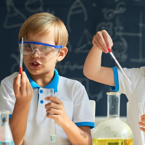Pipette Set, Glaspipette mit Reinigungsbürsten, Pipetten 10ml 5ml 3ml 2ml 1ml, Pipette Glas, Glas Pipette, Tropfpipette Für Labor Lebensmittel Forschung Medizin Schule