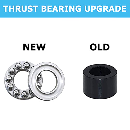 Inner Axle Side Seal Installation Tool Compatible With Dana 30/44/60 Axles Front Differentials. With Thrust Bearing & Flange Nut #TOP2