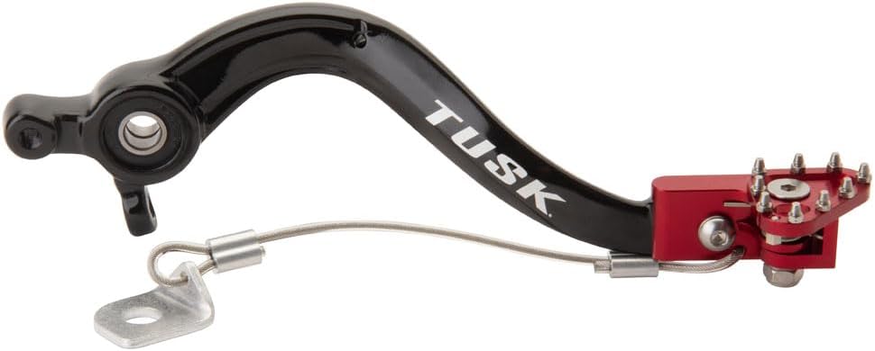 TUSK Aluminum Brake Pedal Red Tip for KTM 85 SX 19/16 2020-2023