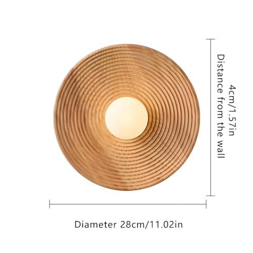 Luz de pared de madera para renovar la decoración de la sala de estar con estilo 7