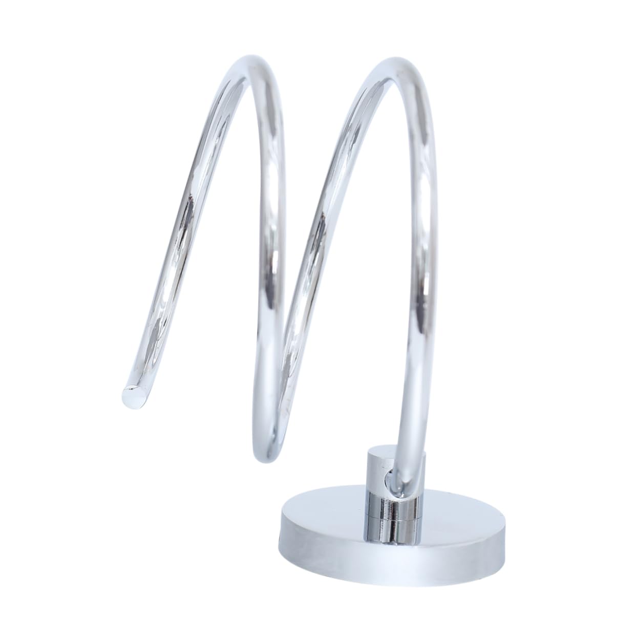 Stainless Steel Hair Dryer Rack Kitchen Storage Stand Modern Design Easy Install