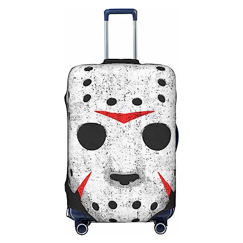 BONDIJ Travel Luggage Cover, Dust-Proof Horror Skull Suitcase Covers Protector For 18-32 Inch