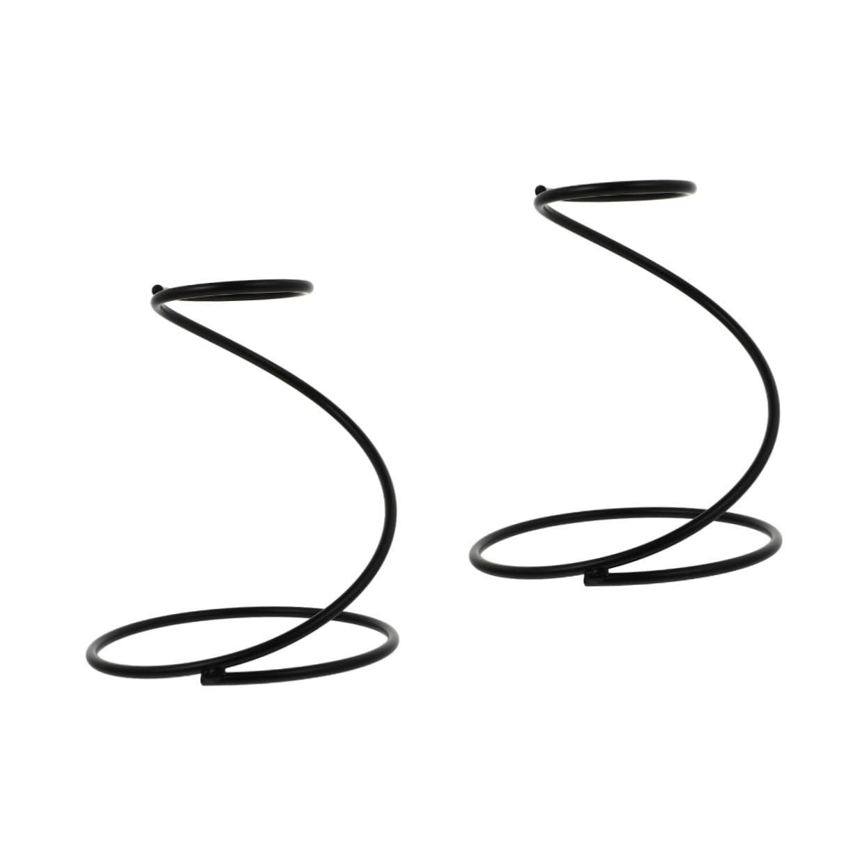 SOLUSTRE 2stücke Edelstahl Kaffeefilterhalter Mit Stabilem Standfuß Kreatives Schlangendesign Für Zuhause Büro Und Cafés Praktischer Kaffeefilterständer Schwarz