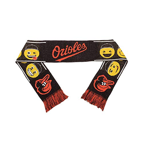 Écharpe tricot Baltimore Orioles Forever Collectibles double couche de qualité supérieure