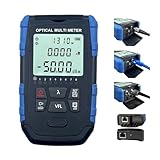 Groword 5-in-1 Fiber Optic Cable Tester - Portable Optical Power Meter With Light, FC/SC/ST Universal Interface