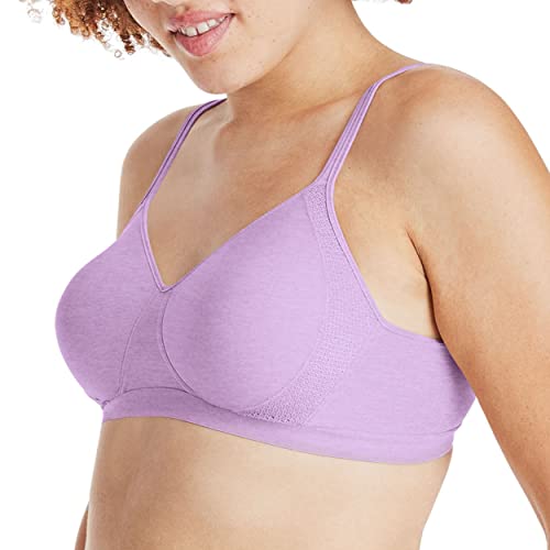Image of Hanes Women's X-Temp Wireless Bra, Cooling Mesh T-Shirt Bra, ComfortFlex Fit Wirefree Bra