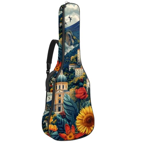 Sac pour guitare acoustique étanche idéal pour les musiciens voyageurs