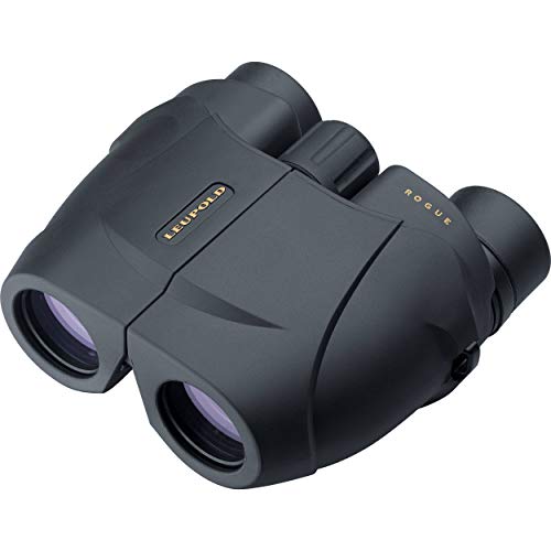 Leupold BX-1 Rogue 8x25mm Compact Binoculars, Porro Prism, Black