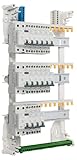 Tableau 3 rangées avec 1 interrupteur différentiel 30 mA 40A type A + 1 interrupteur différentiel 30 mA 40A type AC + 1 interrupteur différentiel 30mA 63A type AC
