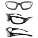 Epoch Eyewear Foam Padded Motorcycle Sunglasses Riding Glasses Z87+ Safety Glasses