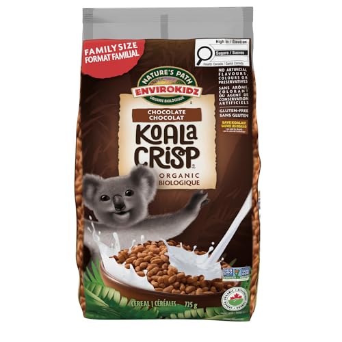 Nature's Path - Nature's Path EnviroKidz Organic Koala Crisp Cereal EcoPac Bag, 725 g (Pack of 1)[packing may vary]