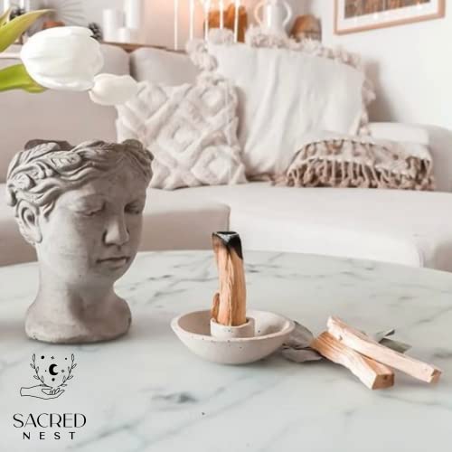 Sacred Nest Extra Premium Palo Santo Smudging Sticks | 100g SERFOR Certified, High Resin, Wild Harvested Peruvian Smudge Sticks | Energy Cleansing Incense