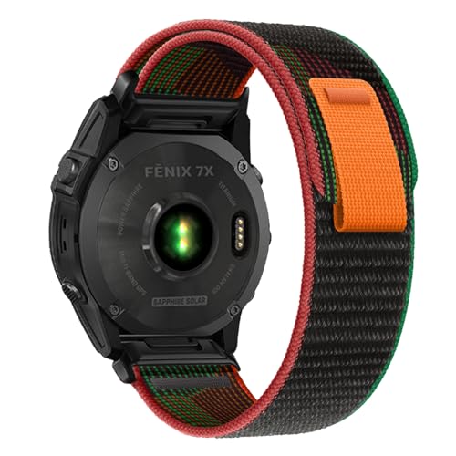 SumRioo QuickFit 26mm Watch Strap for Garmin Fenix 8/8 Solar 51mm/7X Pro Solar/7X Pro/7X/6X Pro/6X/5X Plus/5X/3/3HR