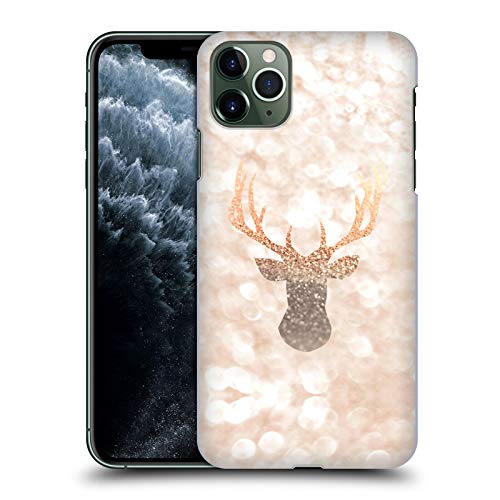 Head Case Designs Licenza Ufficiale Monika Strigel Alce Champagne Oro Custodia Cover Dura per Parte Posteriore Compatibile con Apple iPhone 11 PRO Max