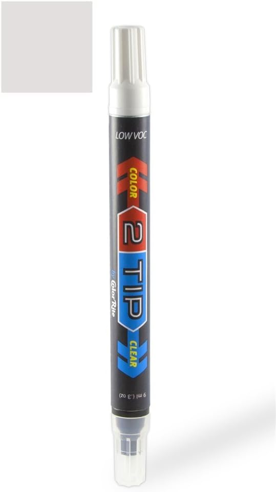 2Tip for Honda Odyssey Automotive Touch-up Paint - Starlight Silver Metallic Clearcoat NH-638M - Value Package