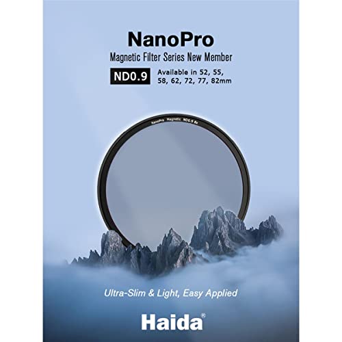 Filtro ND8 magnético Haida HD4673-58 de cristal óptico para objetivos de 58mm 4