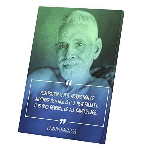 Tableau Décoratif Toile Imprimée Ramana Maharshi 60x85 cm