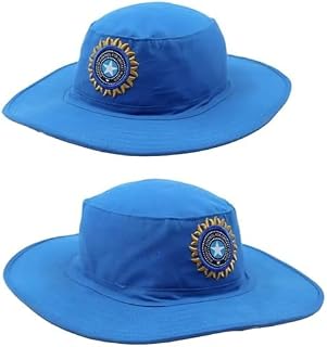 Generic SIMNANI Venture Unisex India Cricket Umpire Hat Original Quality Head Caps Sports Cricket Hat Combo Pack of 2
