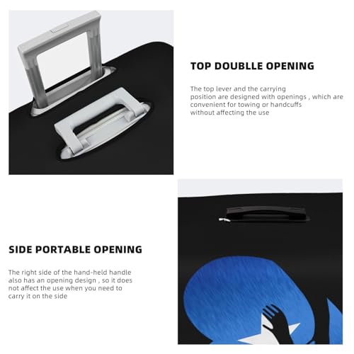 Travel Luggage Cover Somalian Somalia Flag Heart Fashion Washable Baggage Suitcase Protector Fit For Luggage X-Large4