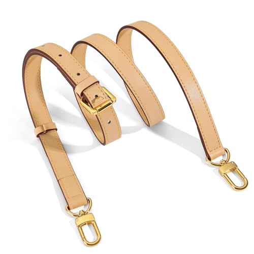 RYYXZXL Vachetta Leather Replacement Adjustable Shoulder Strap for L V Handbag Replacement Bag Strap