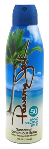 Panama Jack Continuous Sunscreen Spray SPF 50 6 oz (Pack of 6)