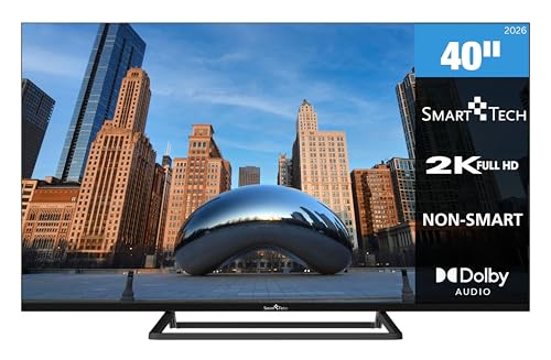 Smart Tech 40FN01V3 Full HD LED TV 40 Pouces (101cm) Triple Tuner Dolby Audio H.265 3xHDMI, 2xUSB