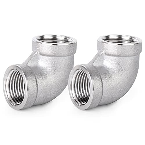 5x 90° Edelstahl Winkelverbinder 1/4″ BSP – In Produktbild-Vorschau 2